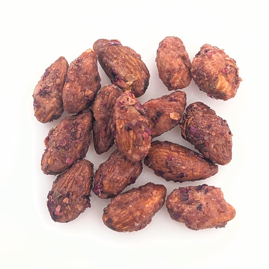 Amandes caramélisées à la rose (260g)